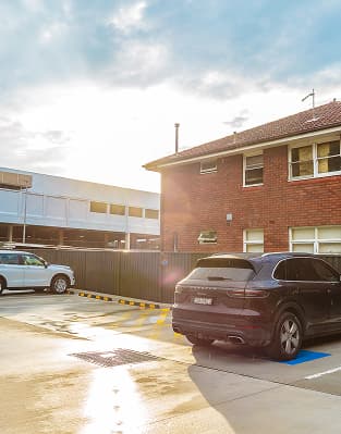 Brick clinic building at Shellharbour Dentists in Barrack Heights.